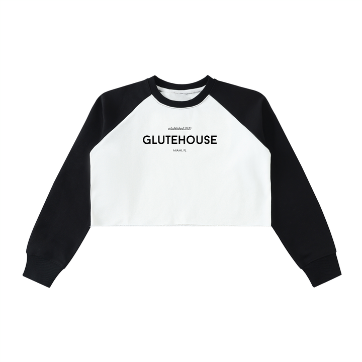 GluteHouse Est. Crop Raglan