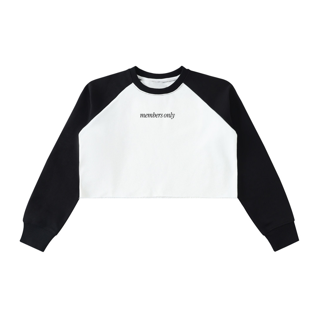 Members Only Graphic Crop Raglan