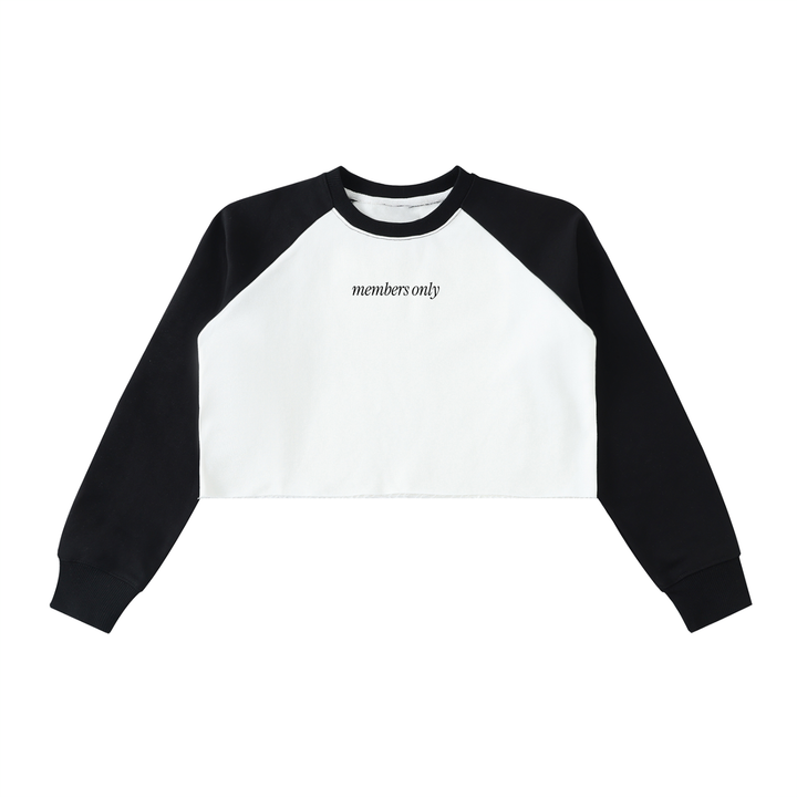 Members Only Graphic Crop Raglan