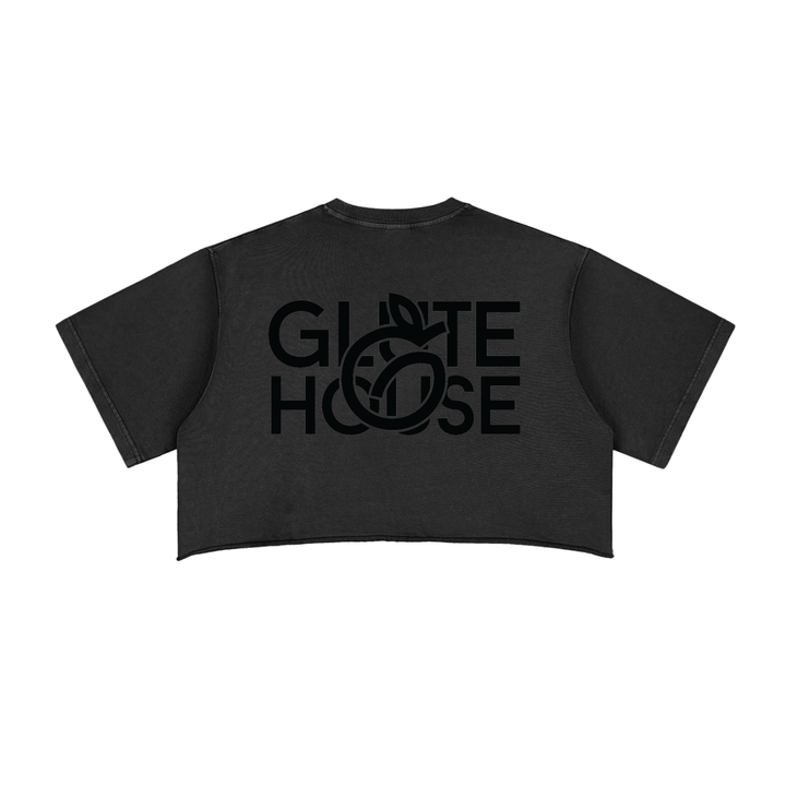GluteHouse Graphic Crop Tee