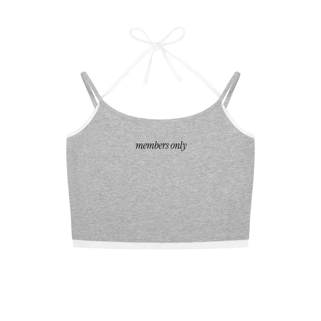 Members Only Halter Top