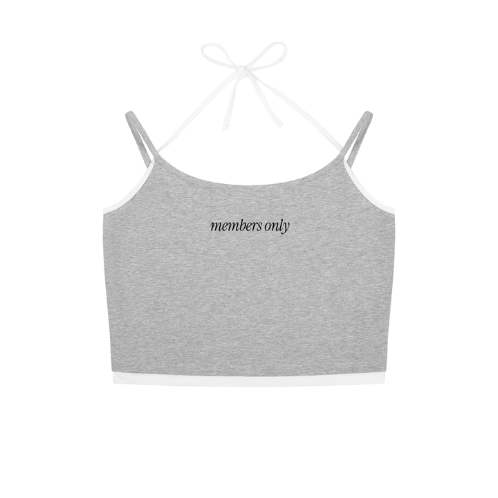 Members Only Halter Top