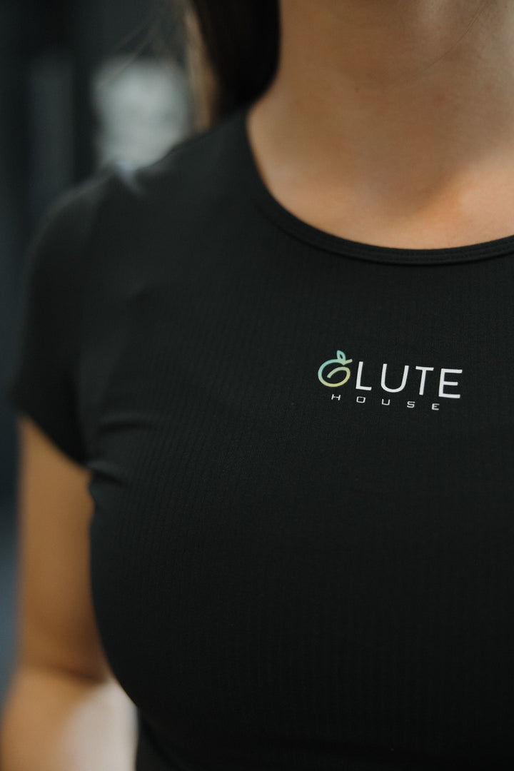 GluteHouse Ruched Crop Top