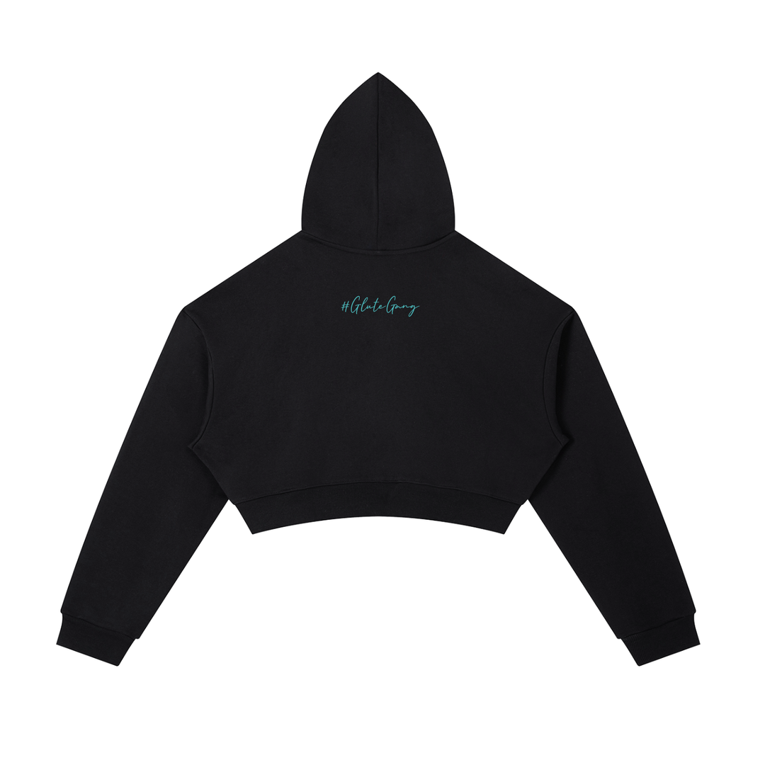 GluteHouse Zip-Up Crop Hoodie