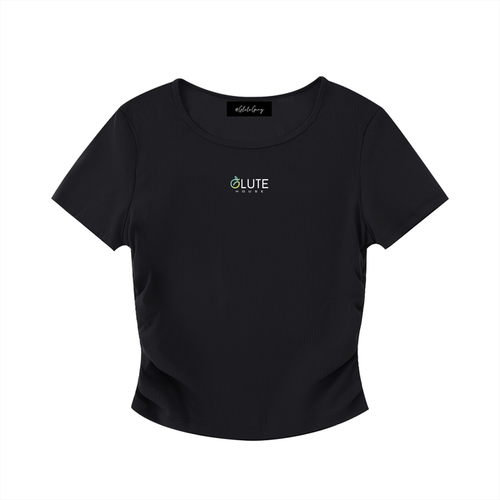GluteHouse Ruched Crop Top
